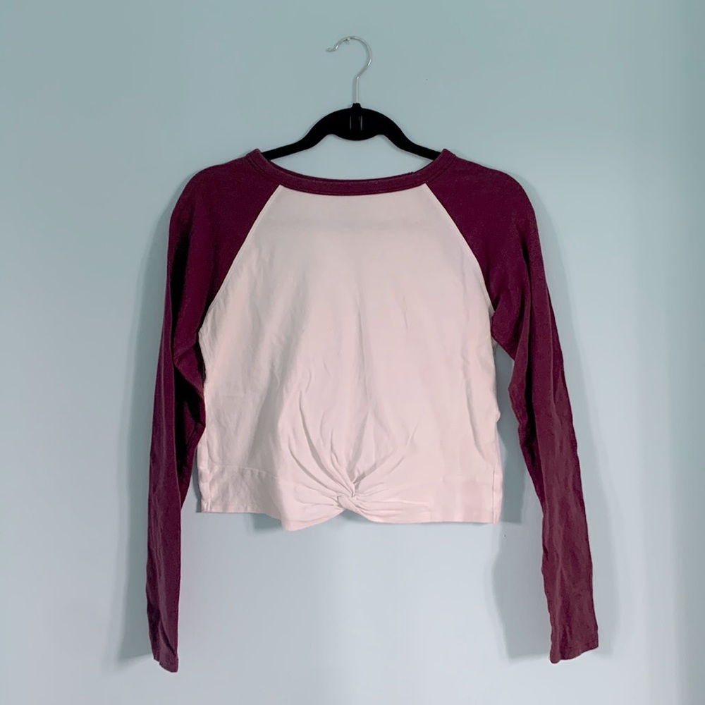 Hollister Knot Front Baseball Tee